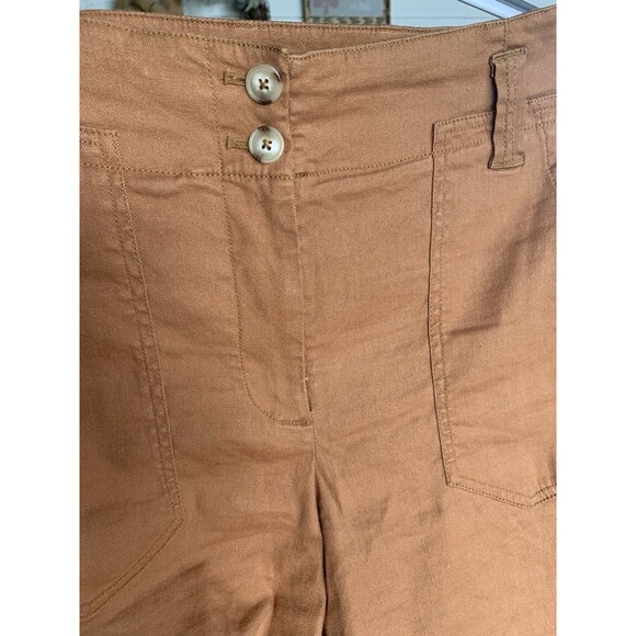 Women's Tan Wide-Leg Pants - Picture 5 of 7